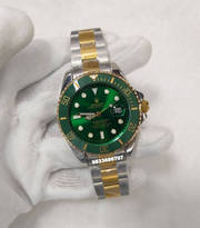 Rolex Submariner Dual Tone Green Dial Swiss Automatic Watch